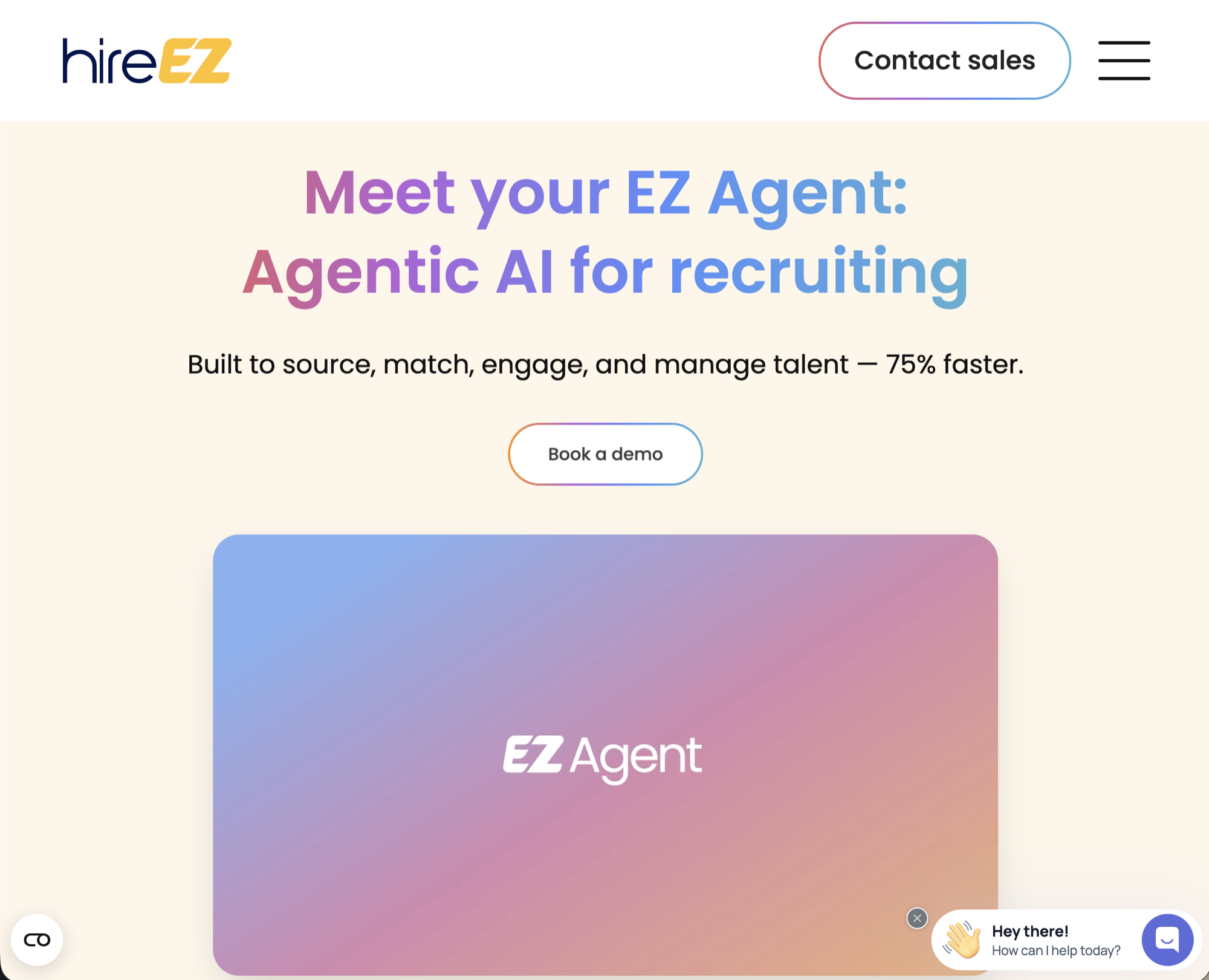 HireEZ AI outbound recruiting